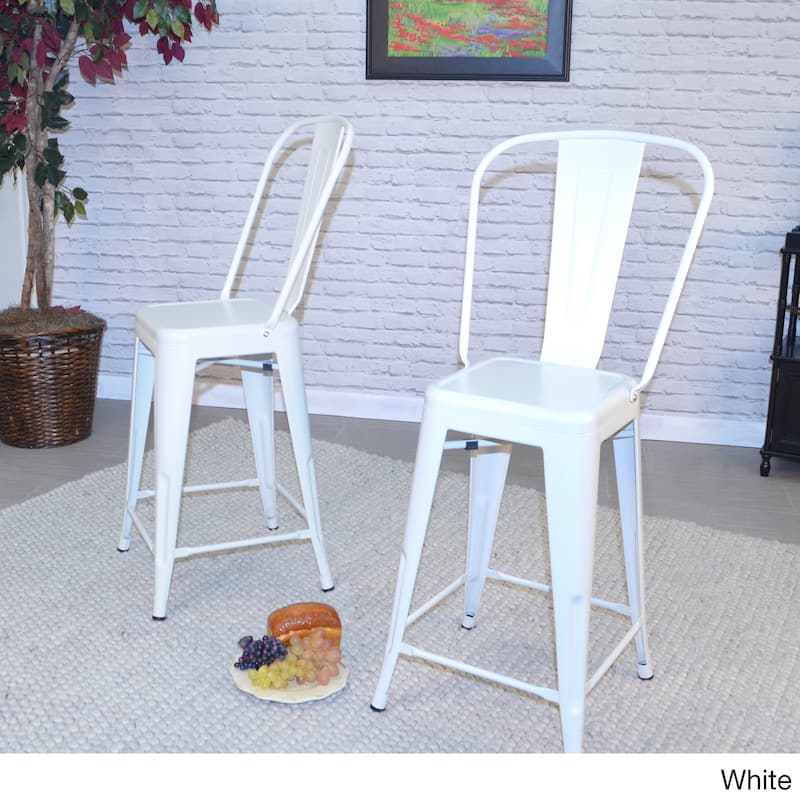 Tabbart Metal Stools (Set of 2)