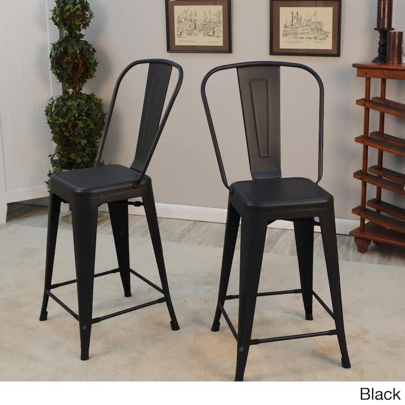 Tabbart Metal Stools (Set of 2)