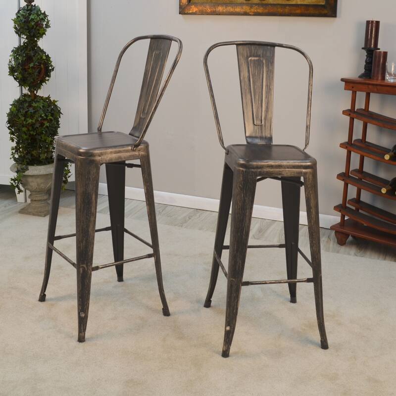 Tabbart Metal Stools (Set of 2)