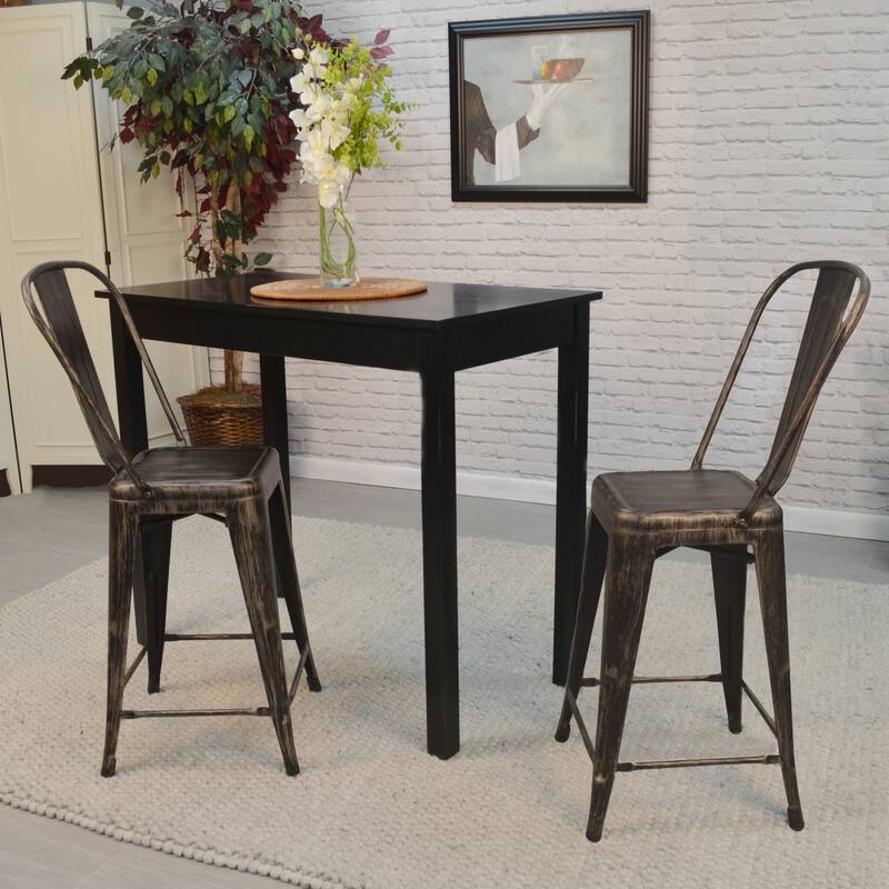 Tabbart Metal Stools (Set of 2)
