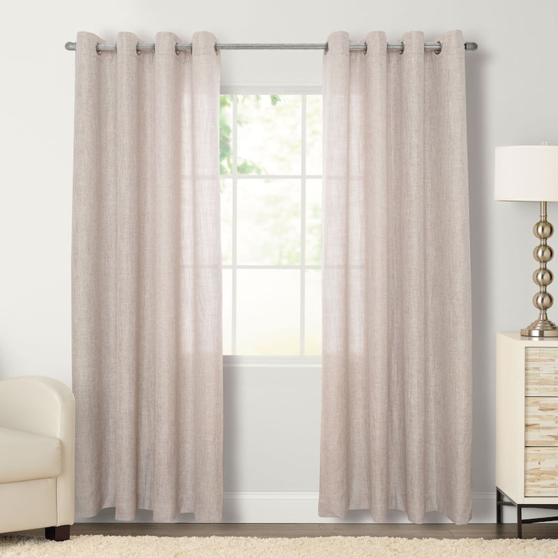 Layton Grommeted Window Curtain Panel
