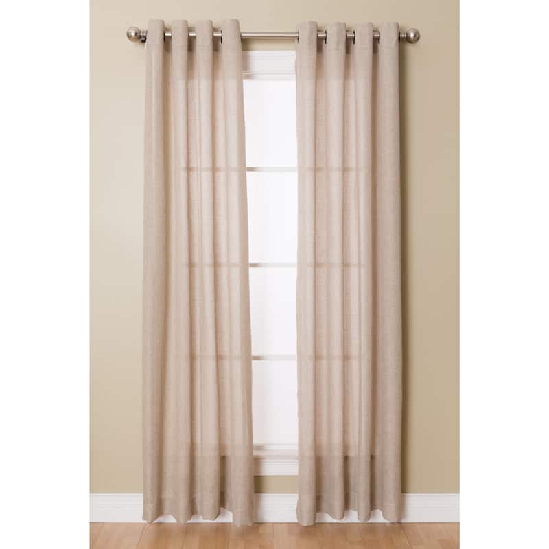 Flynn Grommeted Window Curtain Panel