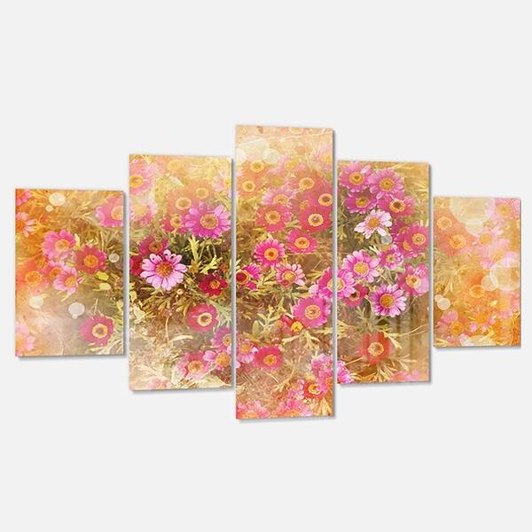 Shop Designart Spring Background With Little Flowers Large