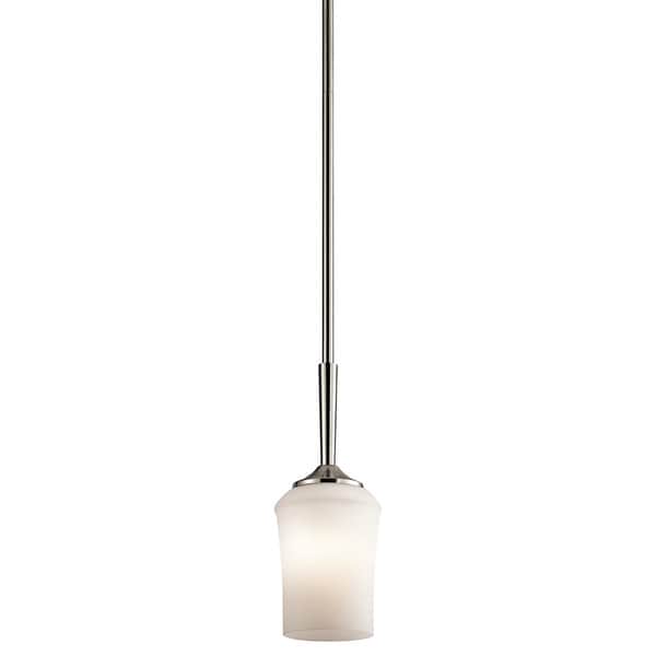 Kichler Lighting Aubrey Collection 1-light Brushed Nickel Mini Pendant