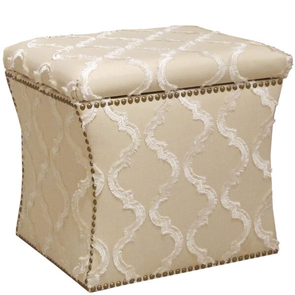 Skyline Furniture Storage Ottoman In Infrigement Parchment Skyline Furniture Storage Ottoman In Infrigement Parchment Free Shipping Today 13982170