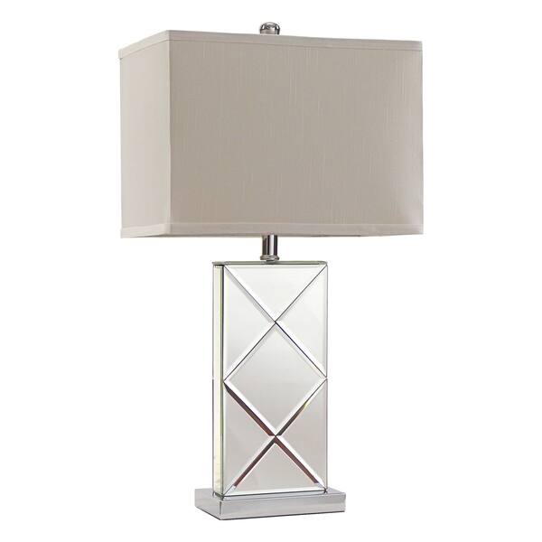 mirrored table lamp set