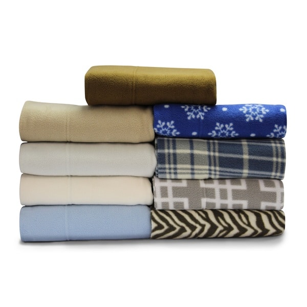 Asher Home Super Soft HeavyWeight Fleece Sheet Set