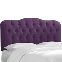 Skyline Furniture Tufted Bed In Velvet Aubergine Free Skyline Furniture Custom Tufted Headboard In Velvet