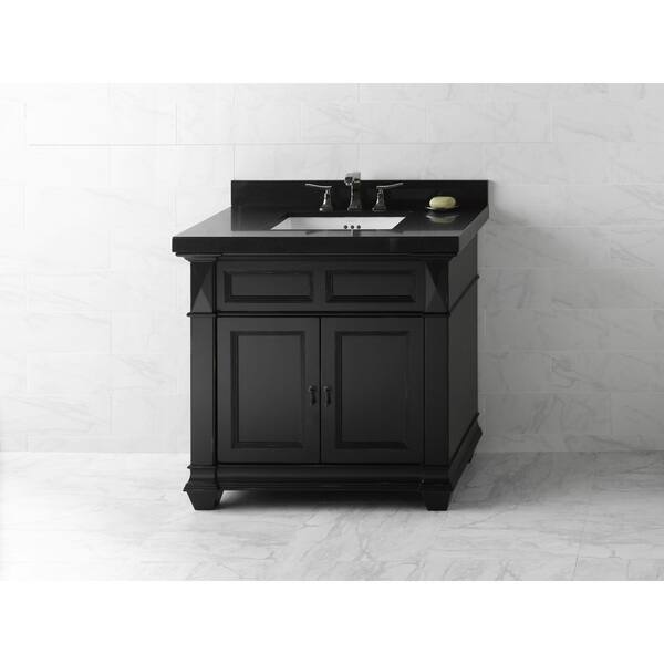 Shop Ronbow Torino 30 Inch Bathroom Vanity Set In Antique Black
