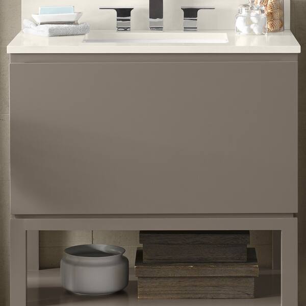 Shop Ronbow Jenna 31 Inch Bathroom Vanity Set In Blush Taupe With