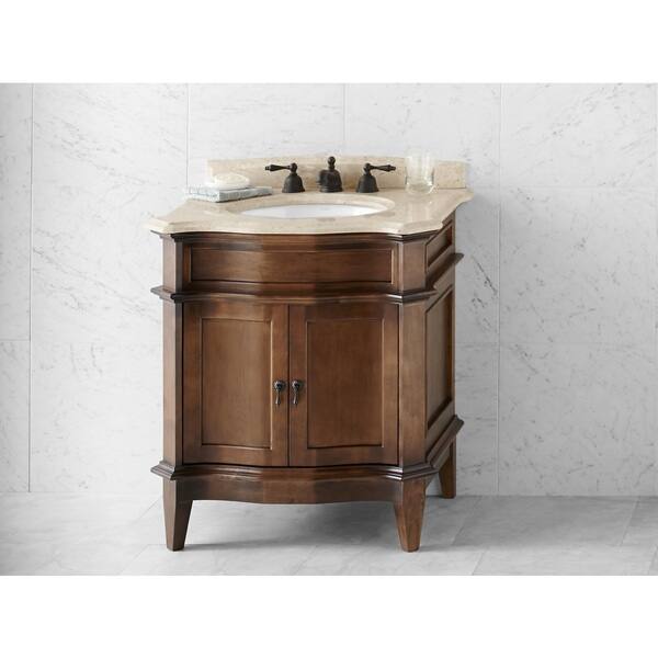 Hand Made Cherry Sink Cabinet With Walnut Top And Handcrafted