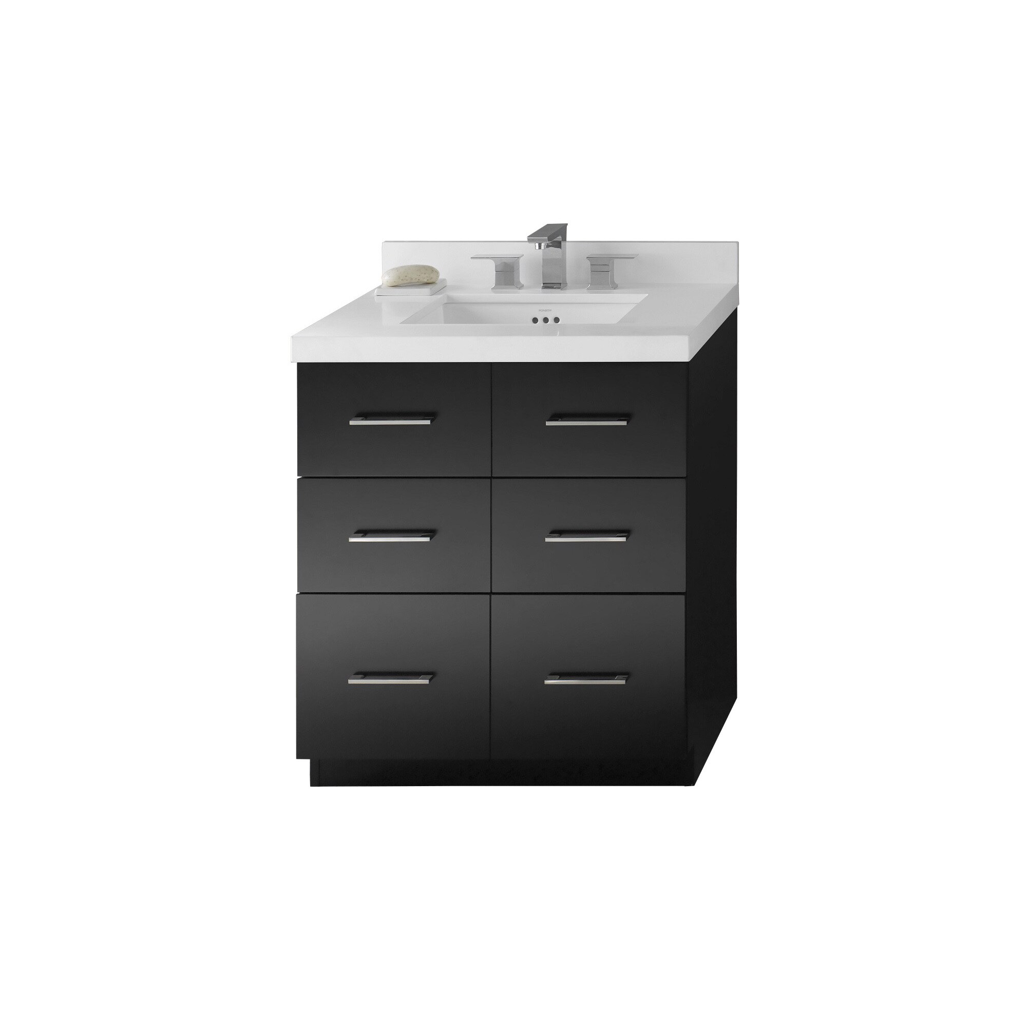 Ronbow Len 30 Inch Eco Friendly Bathroom Vanity Set In Eco Friendly Bathroom Vanity Set
