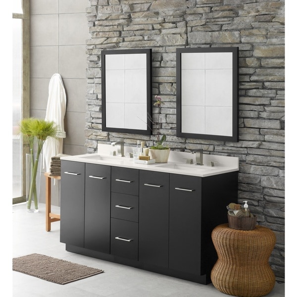 Ronbow Arden 60-inch Eco Friendly Bathroom Double Vanity ...