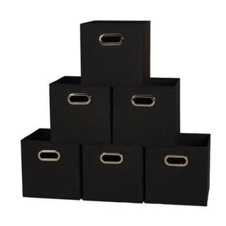 Fabric Storage Box Cubes (Pack of 6)