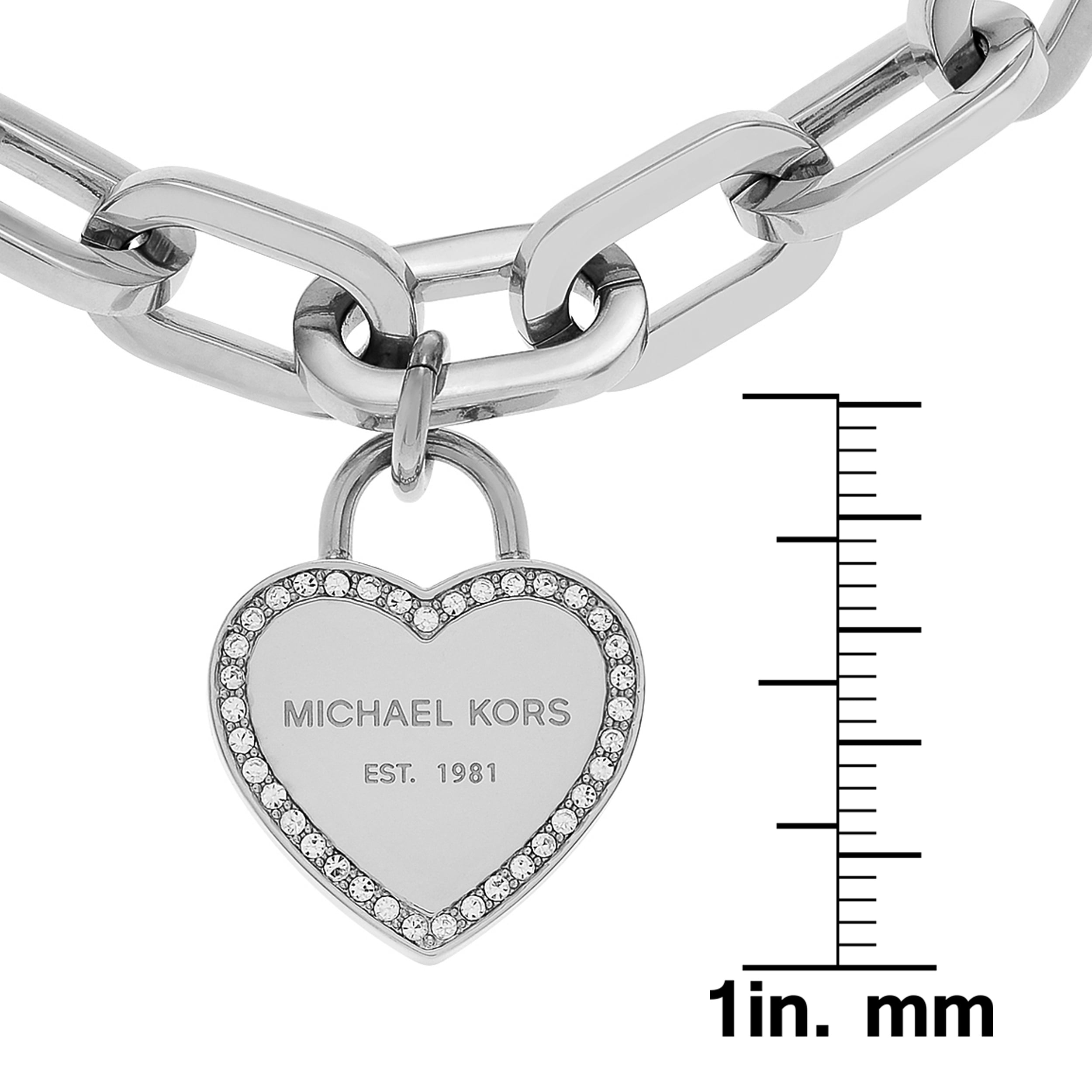 michael kors silver toggle bracelet