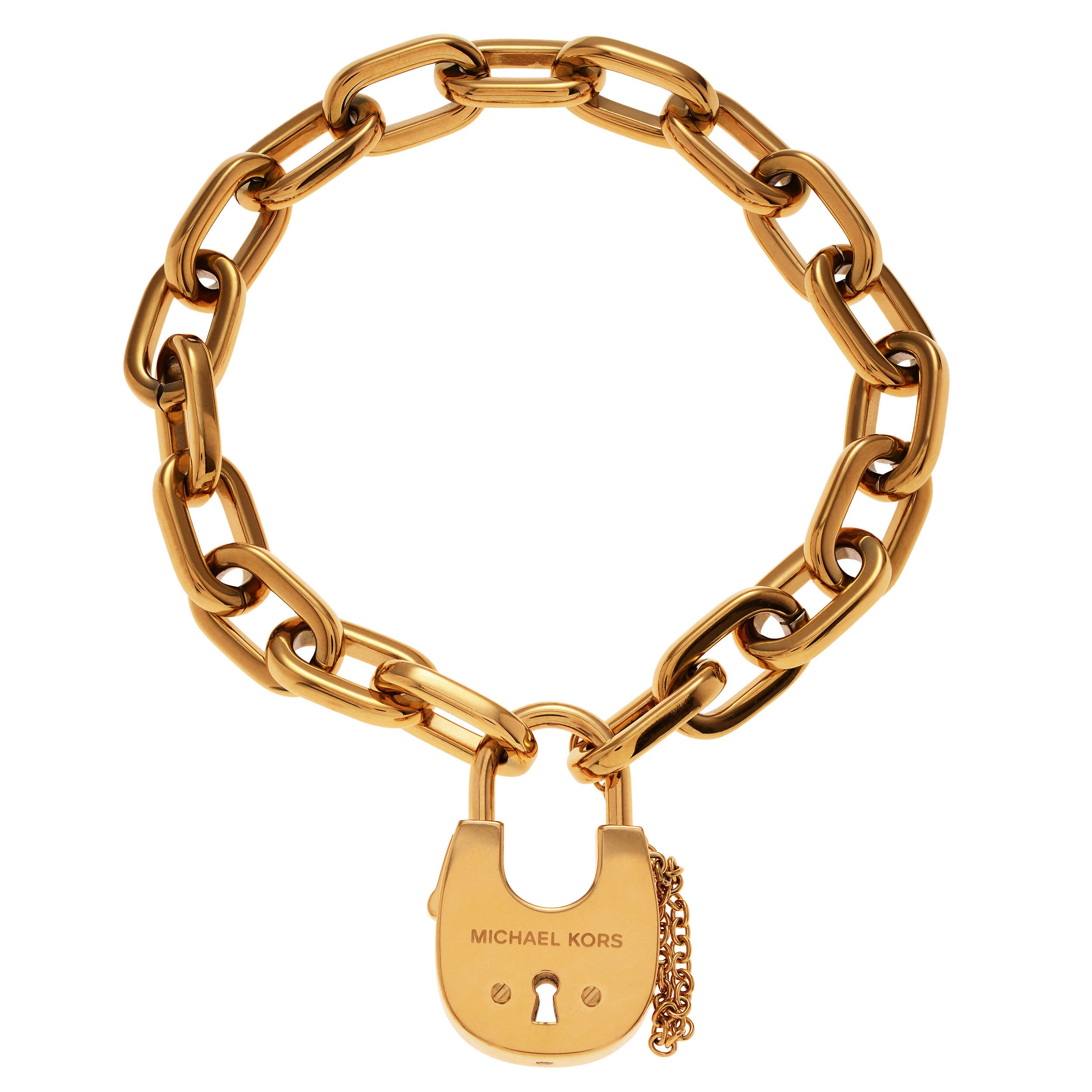 michael kors padlock charm bracelet