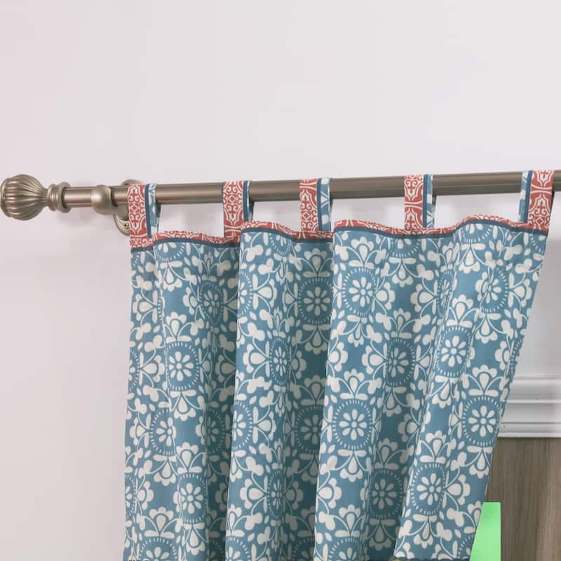 Greenland Home Fashions Shangri-La Curtain Panels - Set of 2 - 42 x 84