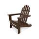 POLYWOOD Classic Outdoor Folding Adirondack Chair - Mahogany