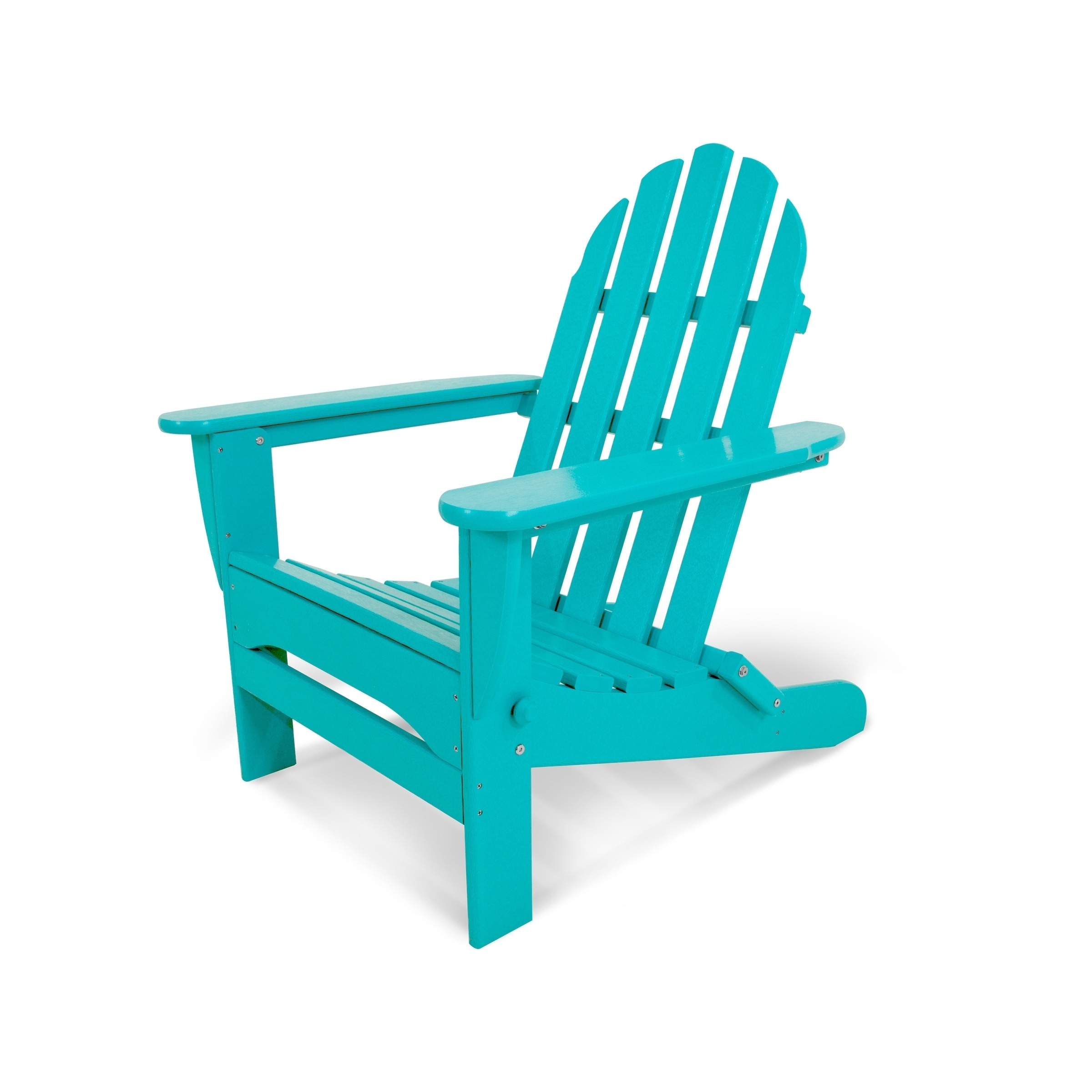 Polywood Classic Outdoor Folding Adirondack Chair Overstock