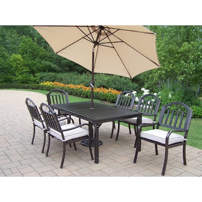 Hometown 9 Pc Dining Set with Rectangle Table