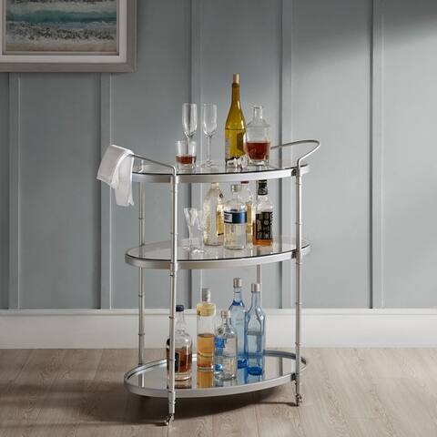 Madison Park Signature Lauren Bar Cart 2-Color Option