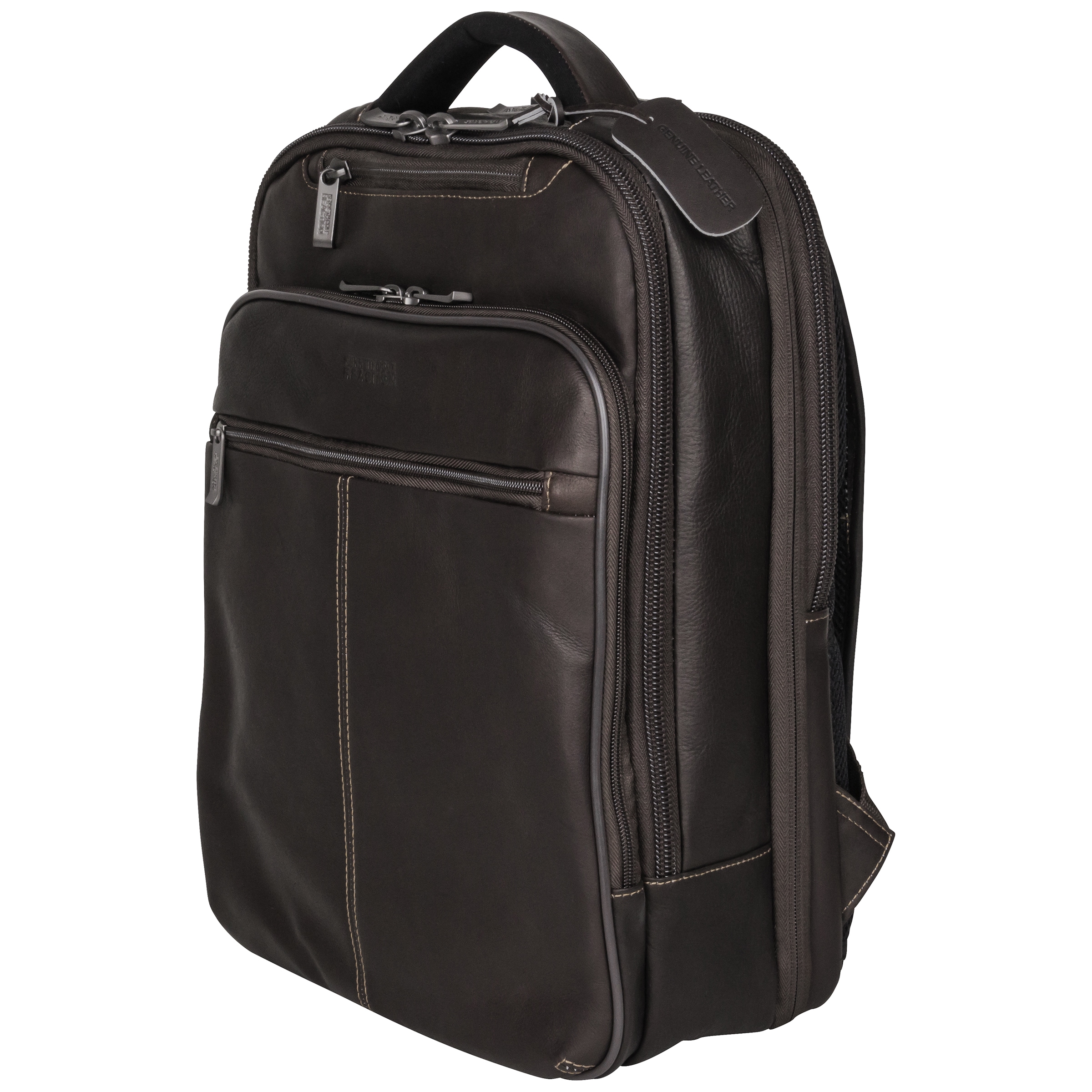 Kenneth Cole Reaction EZ-Scan Colombian Leather Slim 16-inch Computer  Backpack in Brown(As Is Item) - Bed Bath & Beyond - 14277464