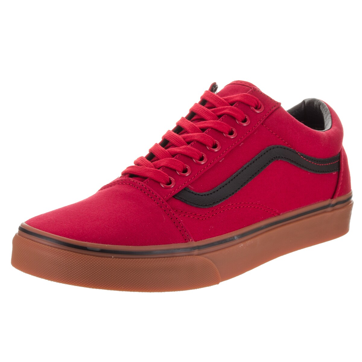 canvas old skool red