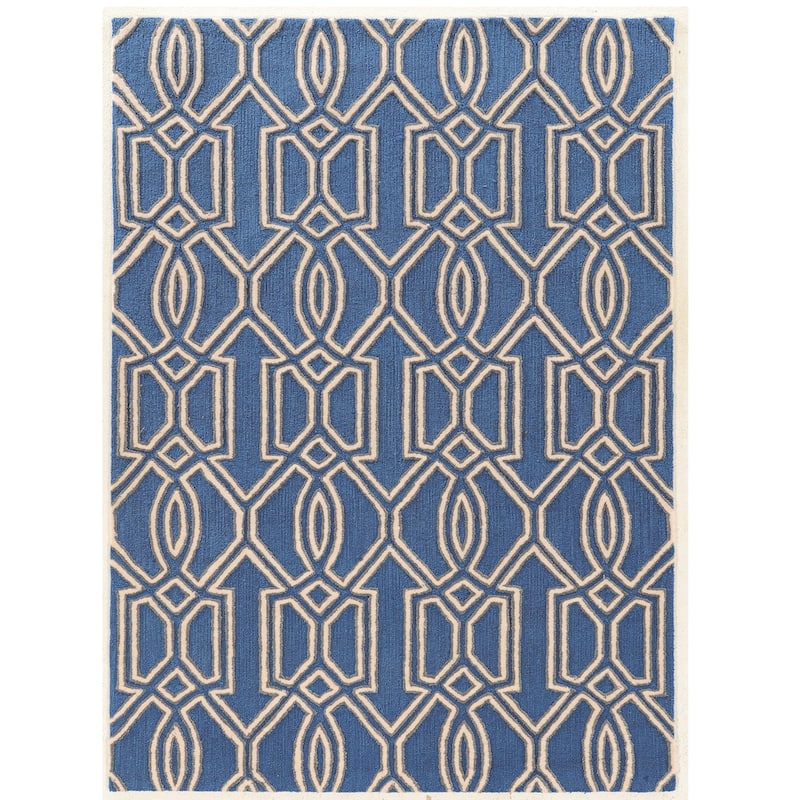 Hand-Tufted Trio Silo Rug Collection - 5' x 7' - Blue