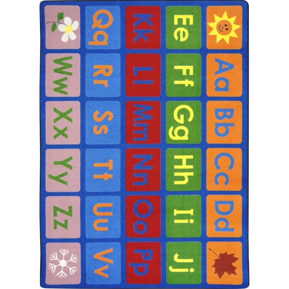 Shop Joy Carpets Kid Essentials Multi Color Language And Literacy Lengualink Spanish Carpet 10 9 X 13 2 Multi 10 9 X 13 2 Overstock 13990363