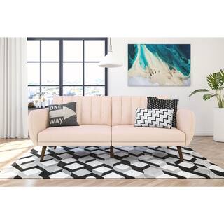 Pink Sofa Online At Our Best Living Room Carson Carrington Brandbu Mid Century Fold Down Futon