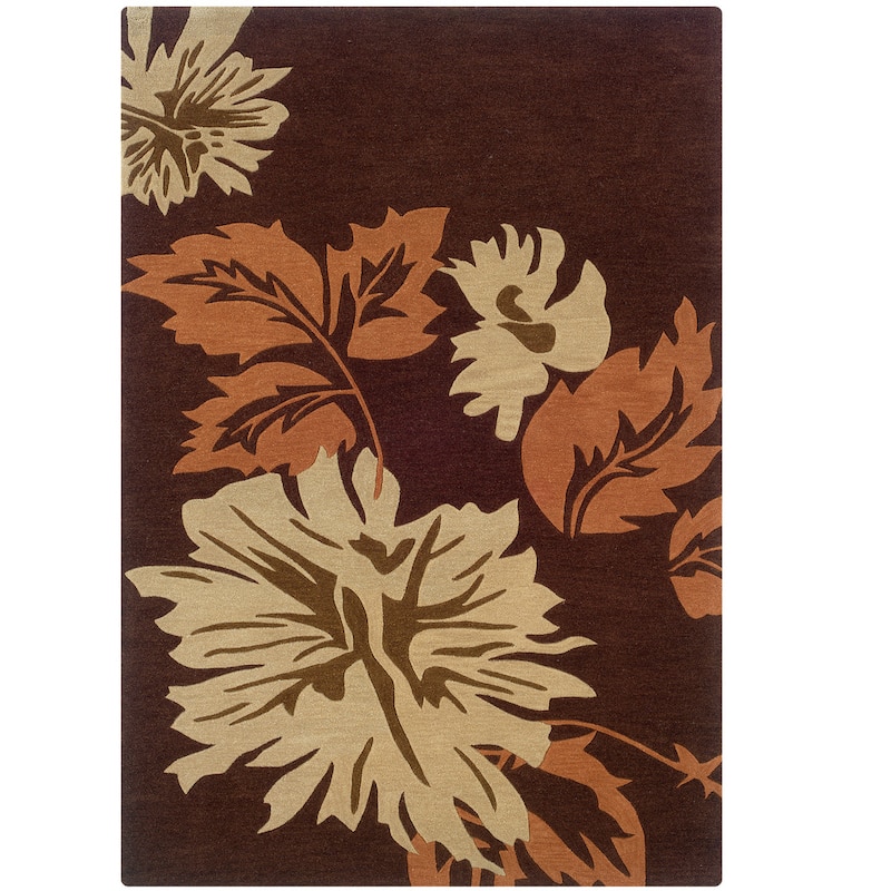 Hand Tufted Trio Fall Polyester Rug