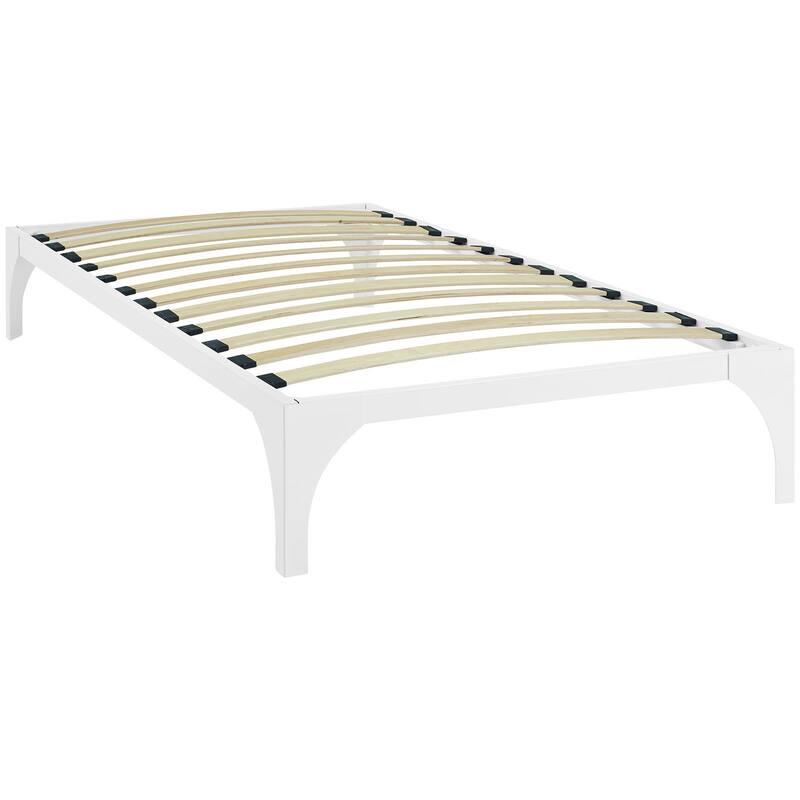 Ollie Twin-size Bed Frame in White