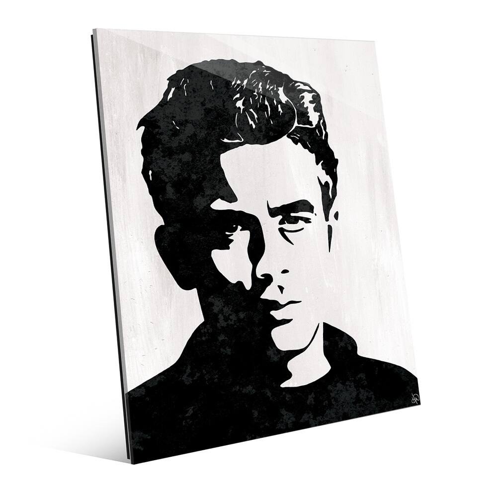 'James Dean' Glass Wall Art