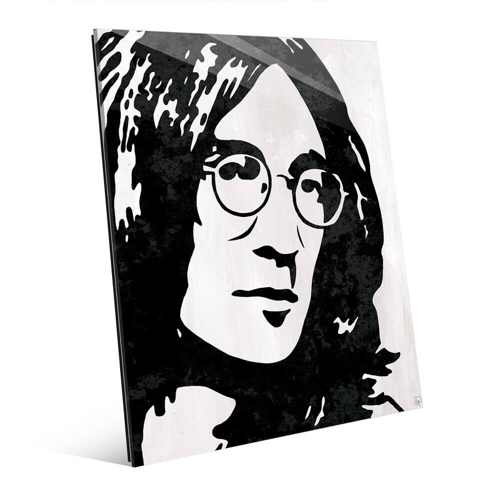 'John Lennon' Glass Wall Art Print