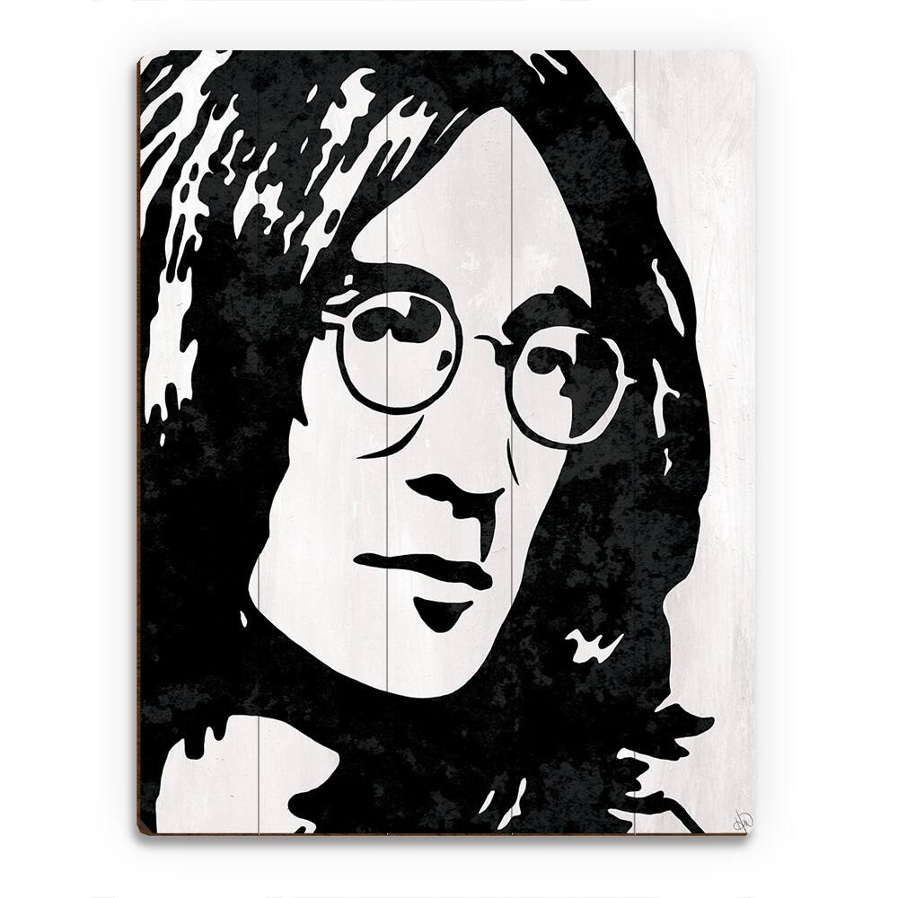 'John Lennon' Wood Wall Art