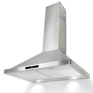 winflo convertible stainless steel wall mount range hood