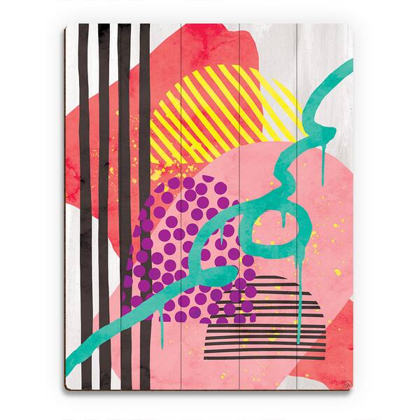 'Busy Body' Red Wood Wall Art Bed Bath & Beyond 13993176