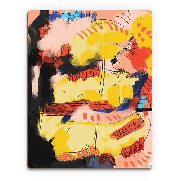 'Snake and Lion' Wood Wall Art Bed Bath & Beyond 13993185