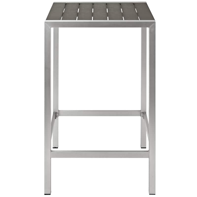 Beach Outdoor Patio Aluminum Bar Table