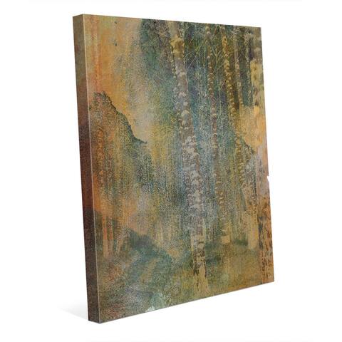 'Yellow Forest Screen' Canvas Wall Art Print