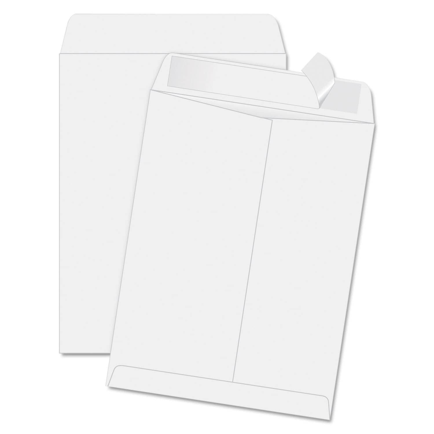 Quality Park Redi-Strip Catalog Envelope 11 1/2 x 14 1/2 White 100/Box
