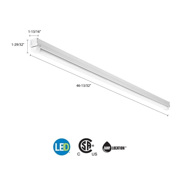 Lithonia Lighting White Steel LED Striplight
