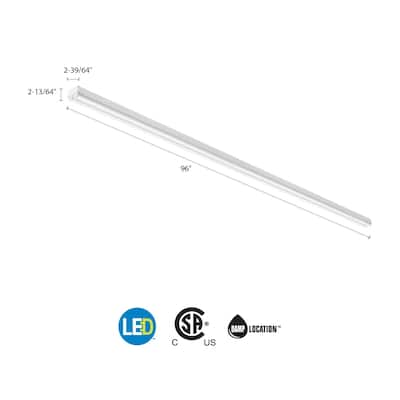 Lithonia Lighting White Steel 120V LED Striplight