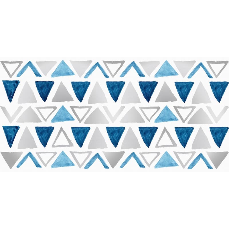 Marmont Hill - 'Shaded Triangles' Painting Print on Wrapped Canvas - Multi-Color