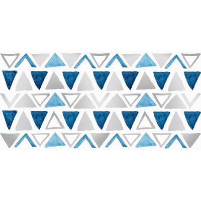 Marmont Hill - 'Shaded Triangles' Painting Print on Wrapped Canvas - Multi-Color