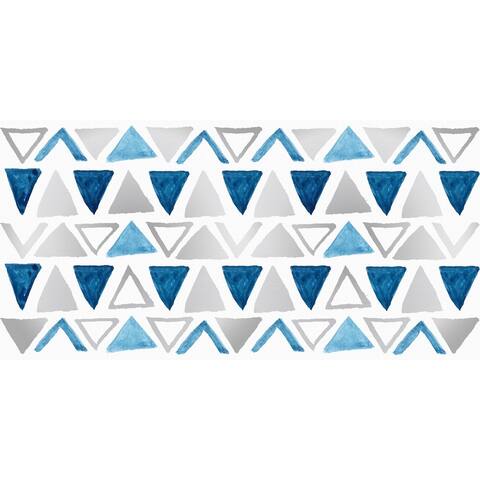 Marmont Hill - Handmade Shaded Triangles Print on Wrapped Canvas