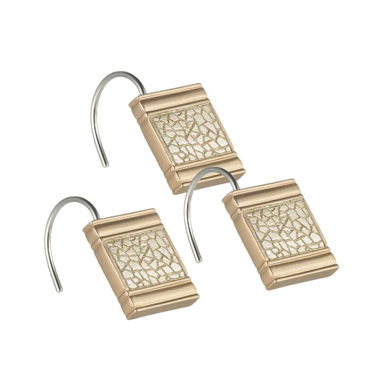 Luxury Shower Curtain and Hooks Set Or Separates