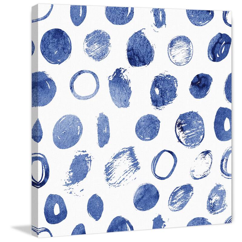Marmont Hill - 'Blue Art' Painting Print on Wrapped Canvas - Multi-Color