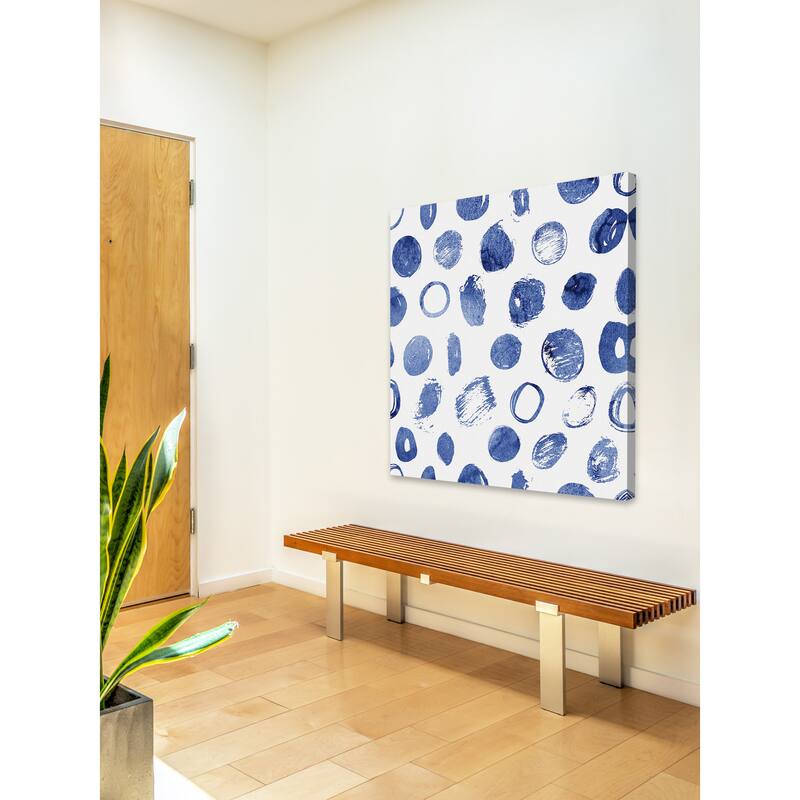 Marmont Hill - 'Blue Art' Painting Print on Wrapped Canvas - Multi-Color