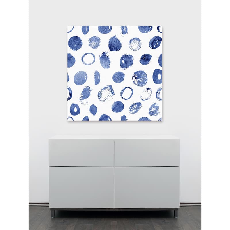 Marmont Hill - 'Blue Art' Painting Print on Wrapped Canvas - Multi-Color